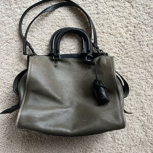 Coach Rogue bag dark green